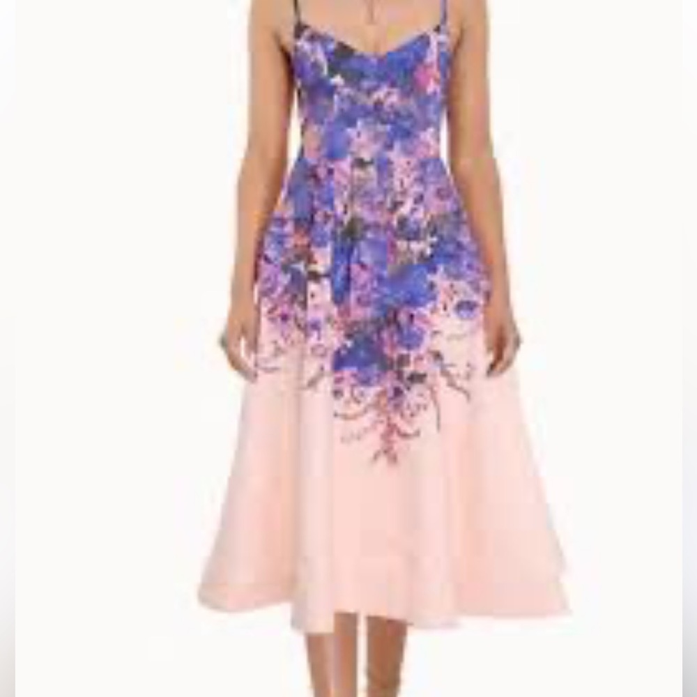 New Dalia Macphee Floral MIDI Dress size S